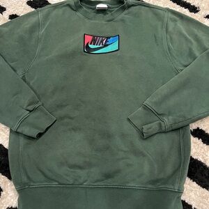 Nike Men's Forest Green Crewneck Sweater